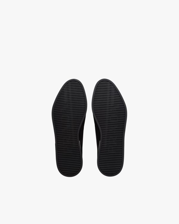 Black Saint Tropez Leather Sneakers - Image 6