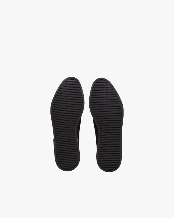 Black Saint Tropez Technical Fabric Slip-On Sneakers - Image 6