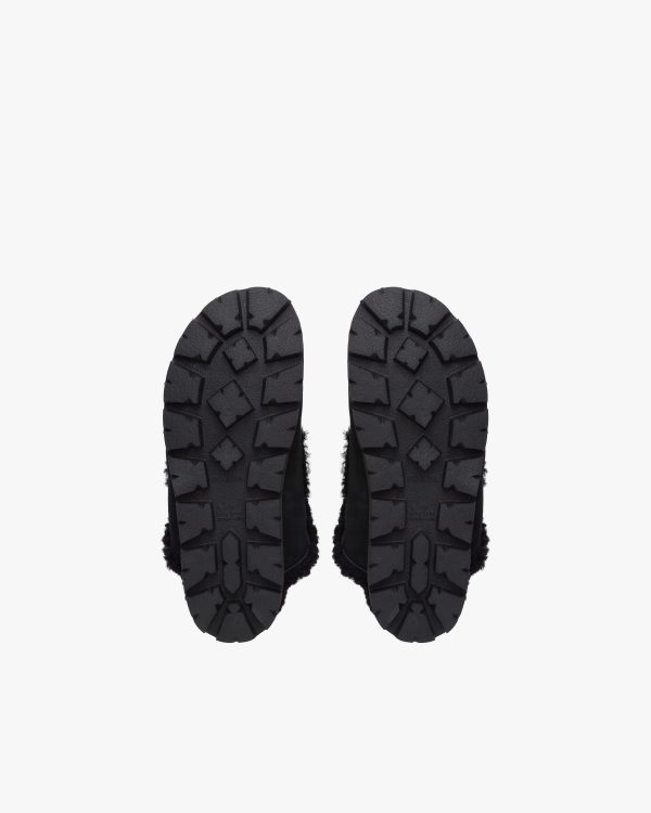 Black Shearling sabots - Image 6