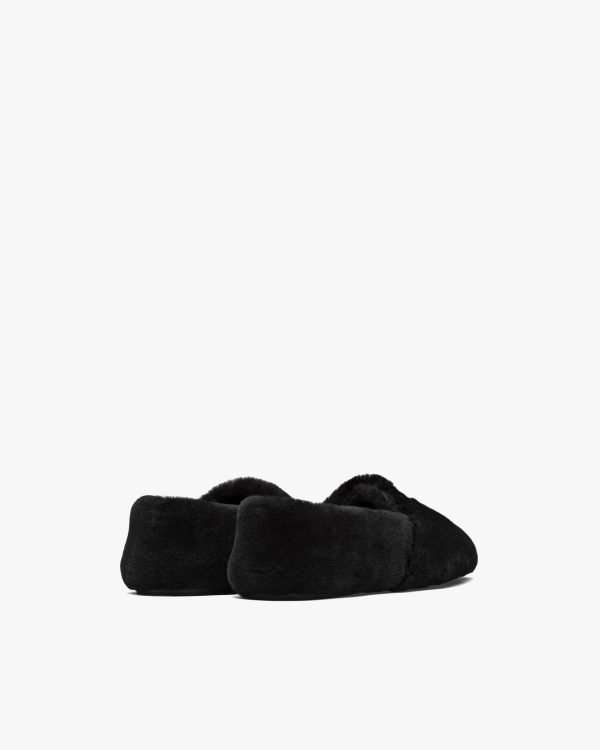Black Shearling sabots - Image 3