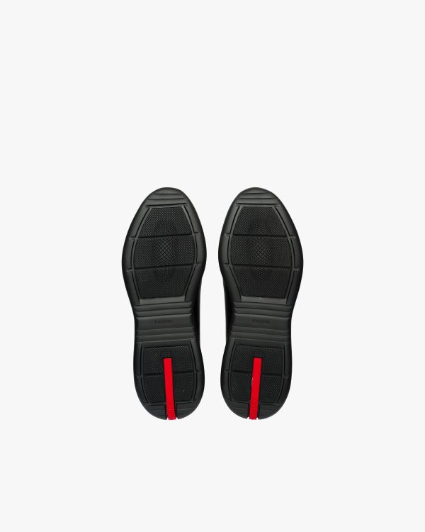 Black Toblach Brushed Leather Sneakers - Image 5