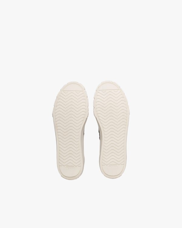 Black/ivory Wheel Vulcanizzato Technical Fabric Sneakers - Image 6