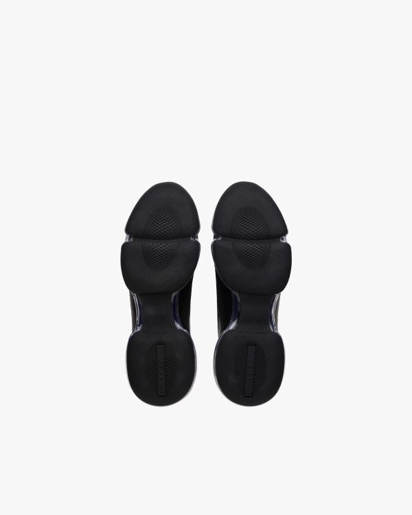Blue/black Cloudbust Air Technical Fabric Sneakers - Image 6
