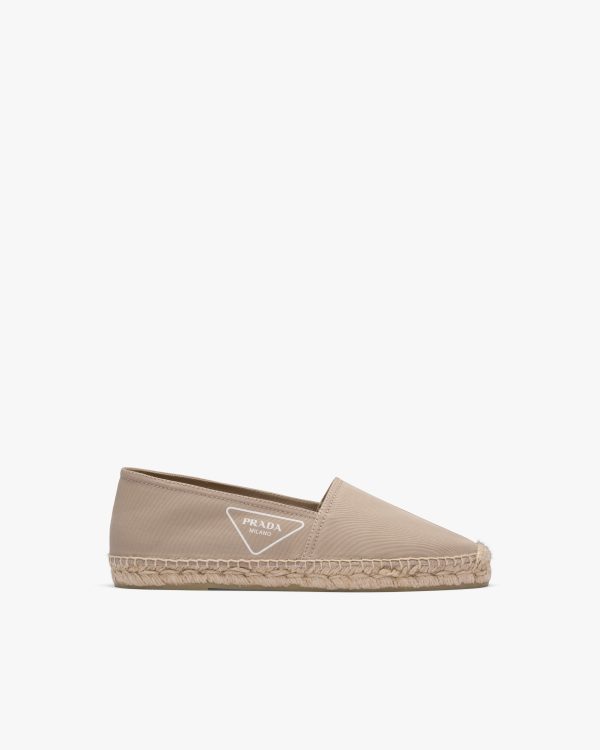 Colonial Beige Gabardine Fabric Espadrilles - Image 2