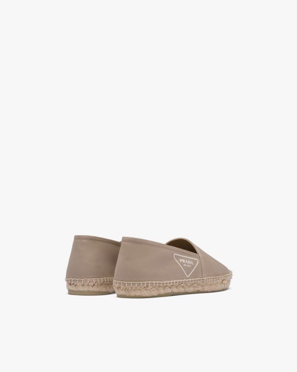 Colonial Beige Gabardine Fabric Espadrilles - Image 3