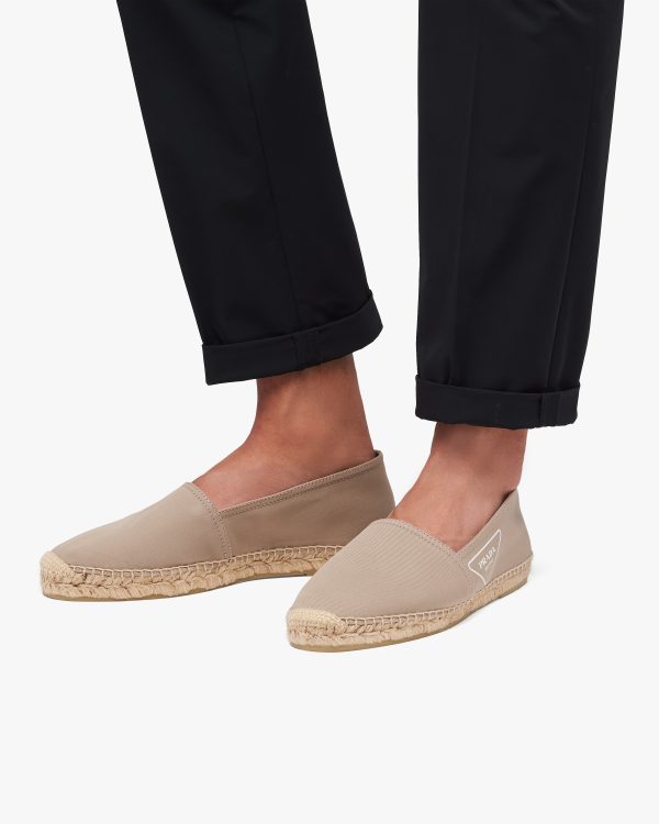Colonial Beige Gabardine Fabric Espadrilles - Image 5
