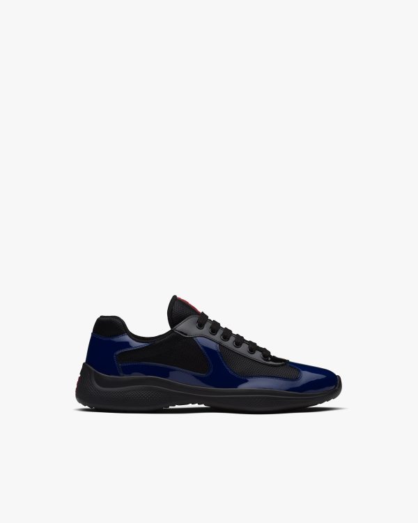 Ink Blue/black Prada Americas Cup sneakers - Image 2