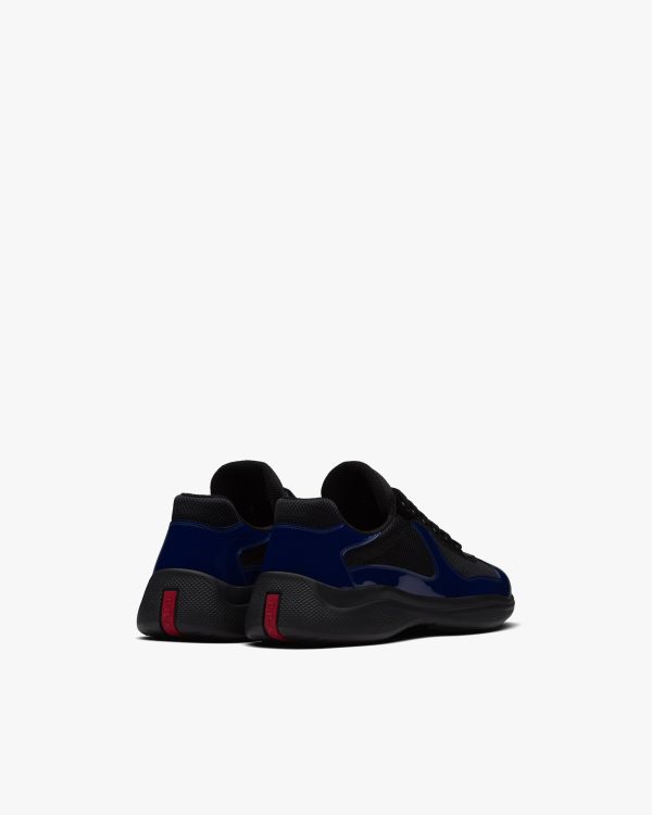 Ink Blue/black Prada Americas Cup sneakers - Image 3
