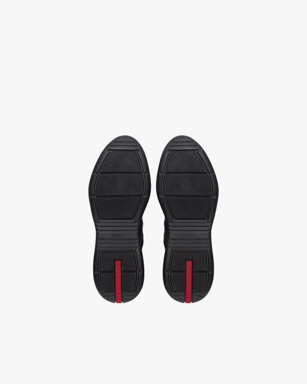 Ink Blue/black Prada Americas Cup sneakers - Image 6