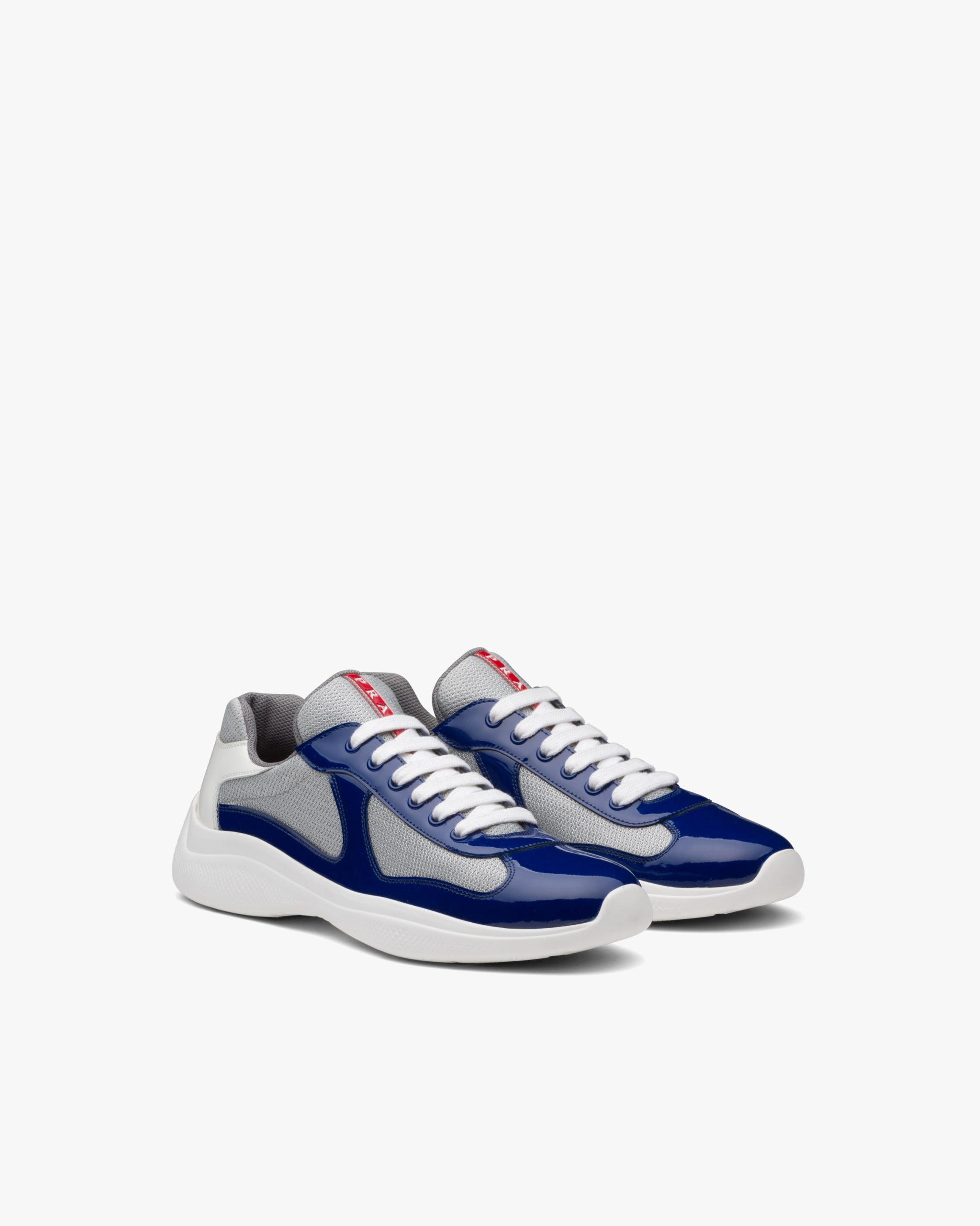 Ink Blue/white Prada Americas Cup sneakers - Fake Prada Store