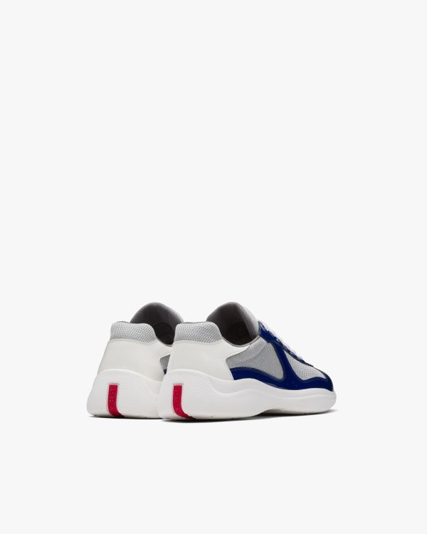 Ink Blue/white Prada Americas Cup sneakers - Image 3