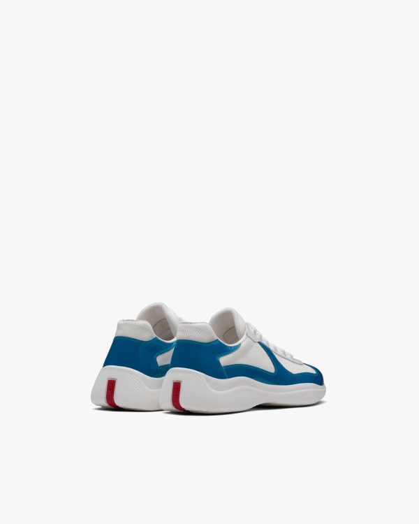 Light Blue/white Prada Americas Cup sneakers - Image 3