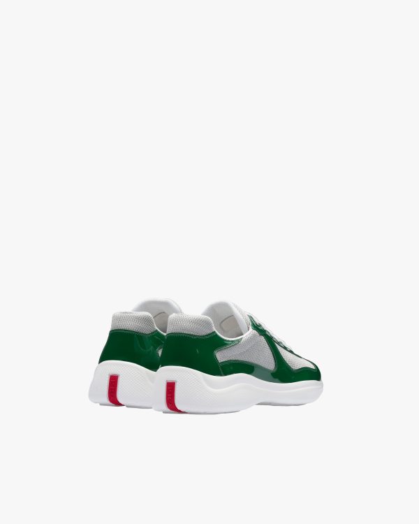 Mango/silver Prada Americas Cup sneakers - Image 4