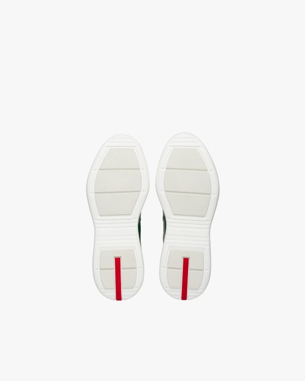 Mango/silver Prada Americas Cup sneakers - Image 5