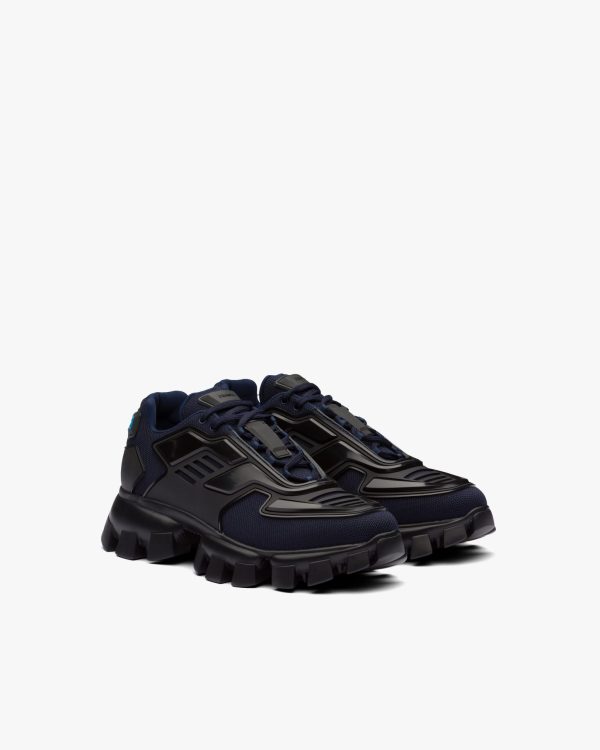 Navy/black Cloudbust Thunder Technical Fabric Sneakers