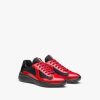 Red/black Prada Americas Cup sneakers