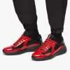 Red/black Prada Americas Cup sneakers - Image 5
