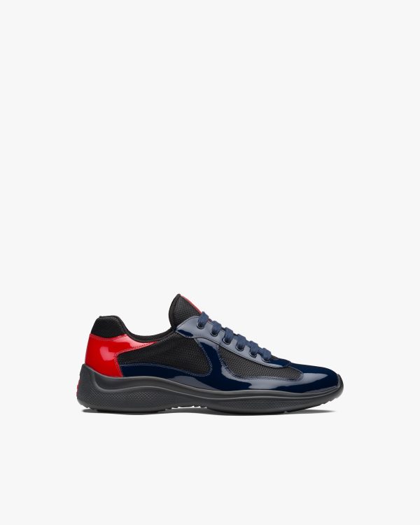 Royal Blue/red Prada Americas Cup sneakers - Image 2