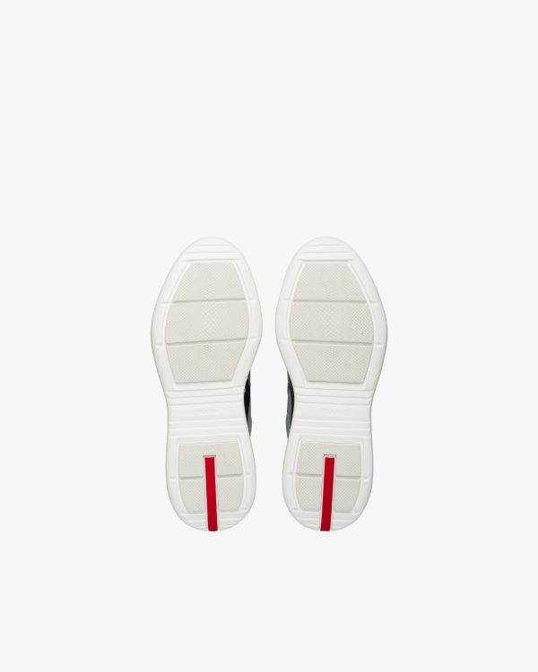 Royal Blue/silver Prada Americas Cup sneakers - Image 5