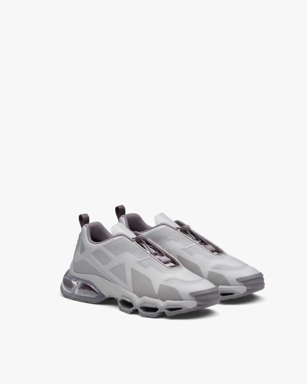 Silver Prada Collision Cross sneakers
