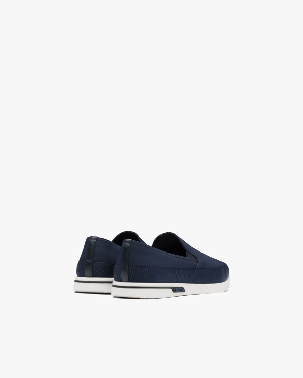 Ultramarine/white Saint Tropez Technical Fabric Slip-On Sneakers - Image 3