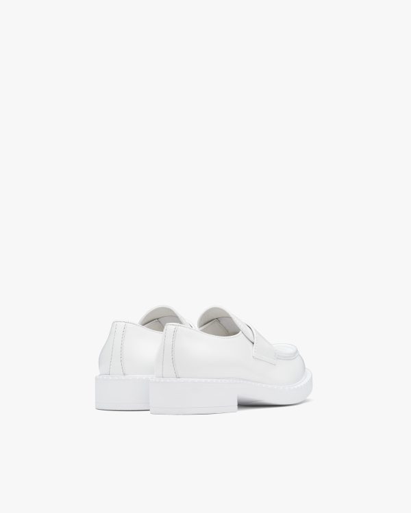 White Chocolate brushed leather loafers - Image 3