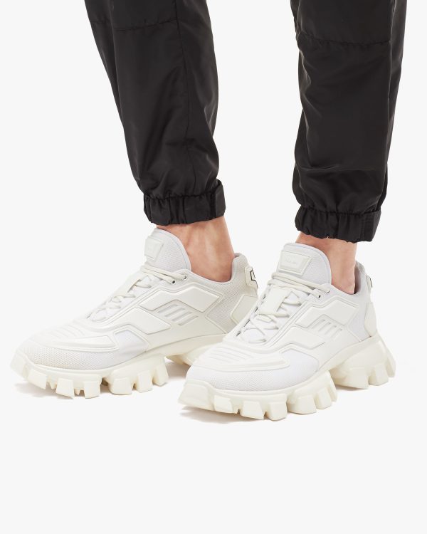 White Cloudbust Thunder Technical Fabric Sneakers - Image 5