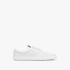 White Nylon lace-up sneakers - Image 2