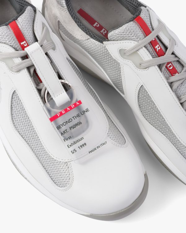 White Prada Americas Cup Original sneakers - Image 6