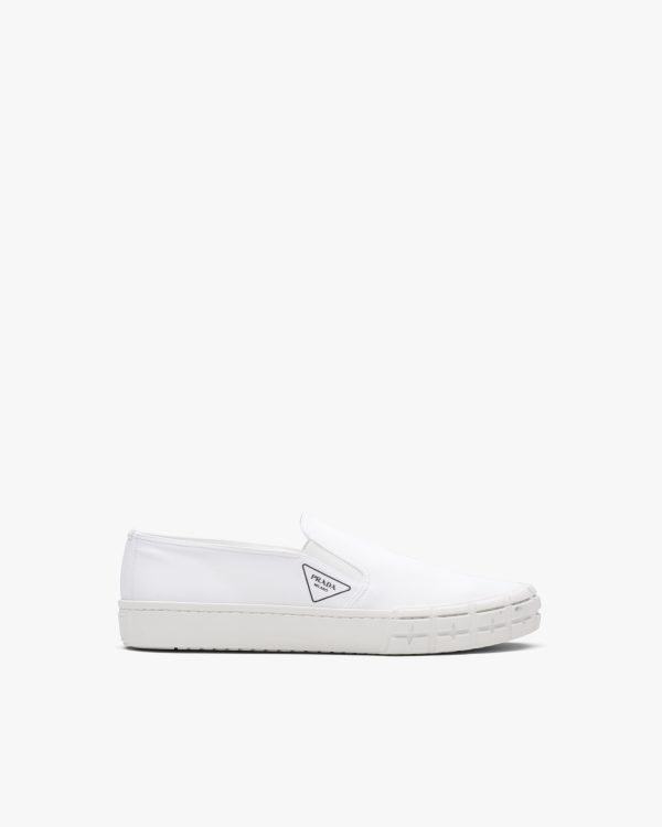White Prada Cassetta Wheel sneakers - Image 2