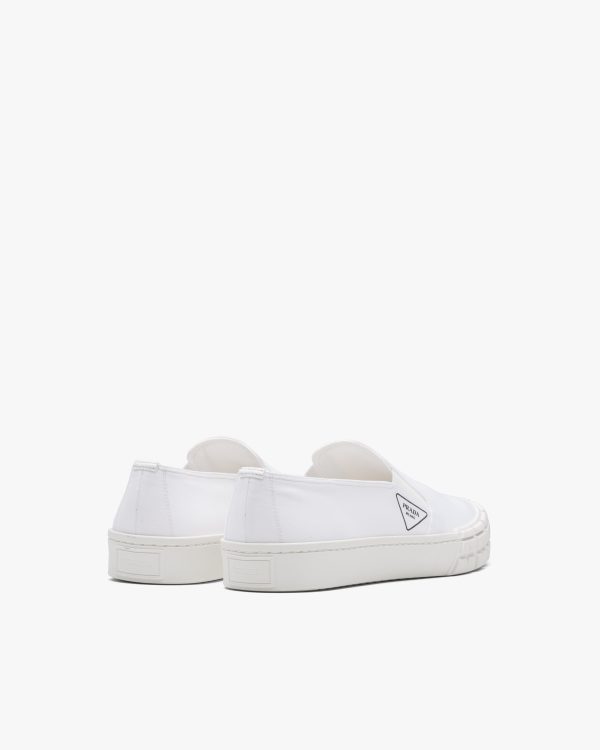 White Prada Cassetta Wheel sneakers - Image 3