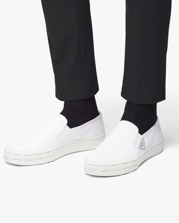 White Prada Cassetta Wheel sneakers - Image 5