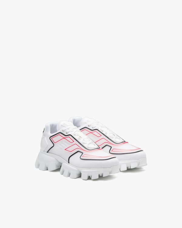 White Prada Cloudbust Thunder sneakers