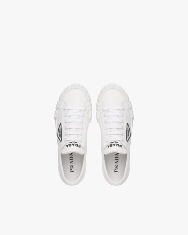 White Prada Wheel Cassetta sneakers - Image 4