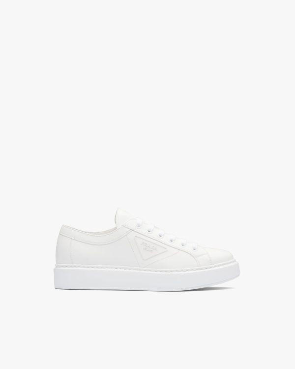 White Soft Calf leather sneakers - Image 2