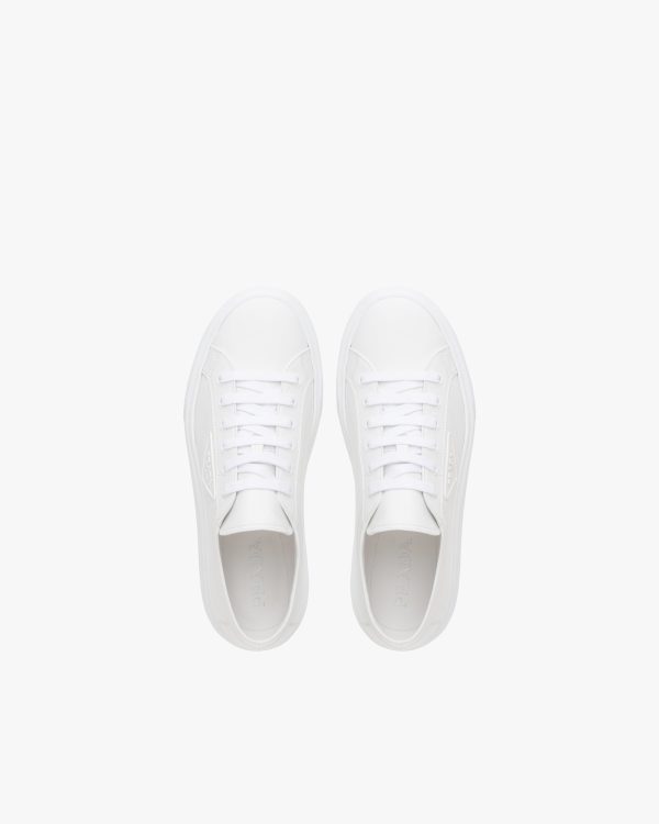 White Soft Calf leather sneakers - Image 4