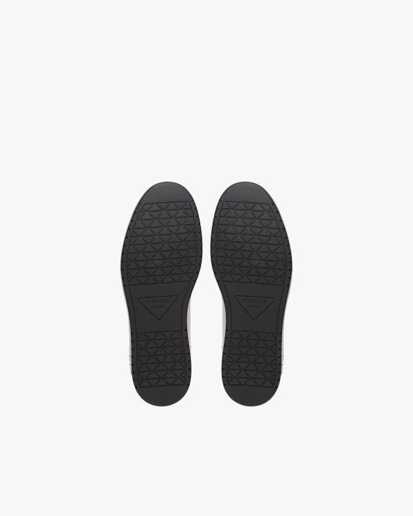 White/black District leather sneakers - Image 5