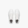 White/black Downtown leather high-top sneakers - Image 3