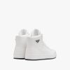 White/black Downtown leather high-top sneakers - Image 4