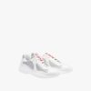 White/silver Prada Americas Cup sneakers