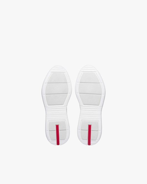 White/silver Prada Americas Cup sneakers - Image 6