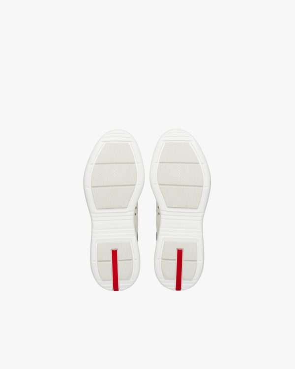 White/silver Prada Americas Cup sneakers - Image 5