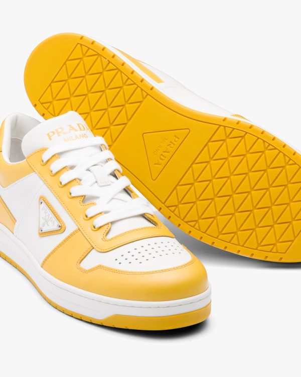 White/sun Downtown leather sneakers - Image 5