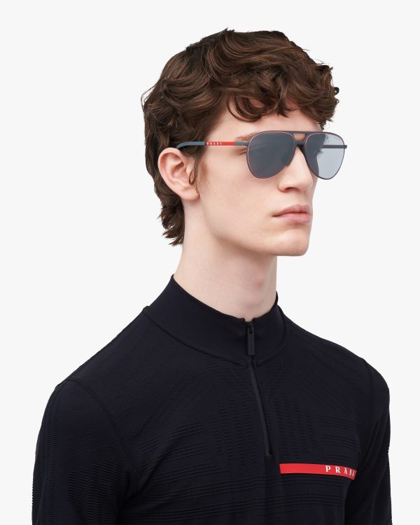 Black Lenses Linea Rossa Eyewear Collection sunglasses - Image 2