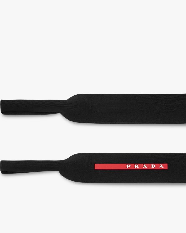 Black Linea Rossa eyewear cord