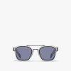 Bright Blue Lenses Prada Eyewear Collection sunglasses