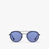 Bright Blue Lenses Prada Game sunglasses