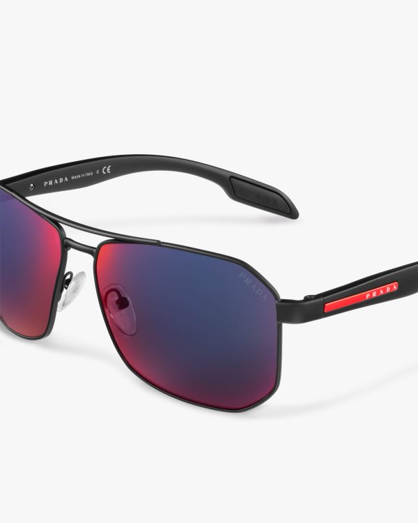 Lenses Rosso Cangiante Prada Linea Rossa Eyewear Collection sunglasses - Image 5