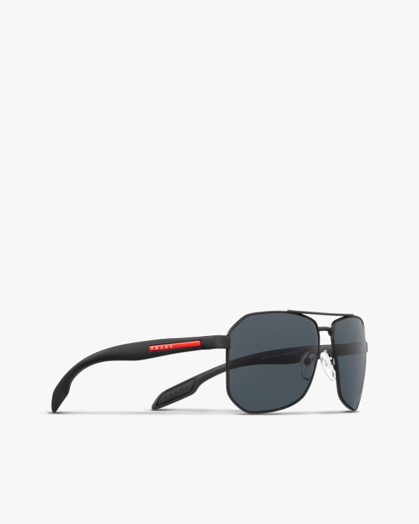 Polarized Black Lenses Prada Linea Rossa Eyewear Collection sunglasses - Image 3