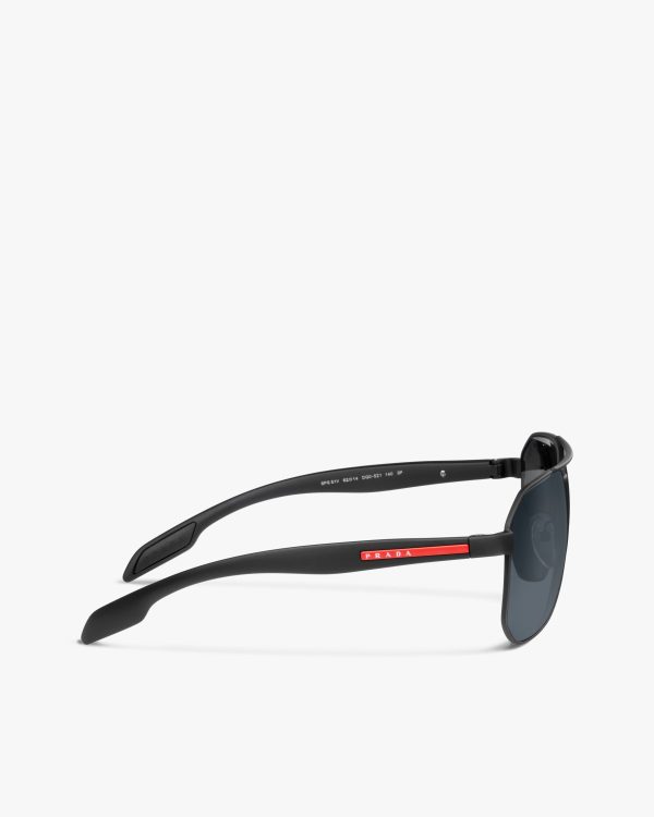Polarized Black Lenses Prada Linea Rossa Eyewear Collection sunglasses - Image 4